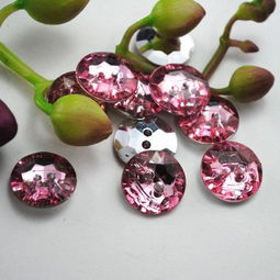 浙江工厂直销13mm圆形亚克力两眼钮扣 服装辅料的理想之选